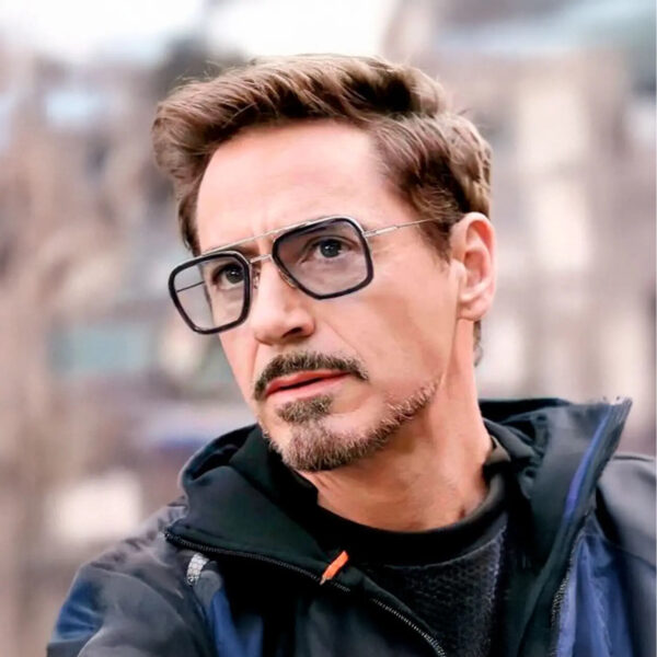 Gunnar Lentes Gamer Barron - Silver Clear Tony Stark Industries Design - Imagen 8