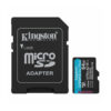 Kingston Memoria Micro SD 64GB CANVAS GO! Plus 200MB/s con Adaptador