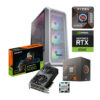 PC GAMER AMD RYZEN 5 8400F GPU RTX 5060 32GB RAM DDR5 1TB SSD M2 650W W10 PRO
