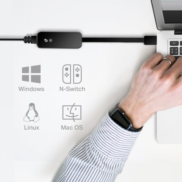 TP-Link Adaptador RJ45 USB 3.0 a ETH Gigabit UE306 Compatible con PC y Nintendo Switch - Imagen 5