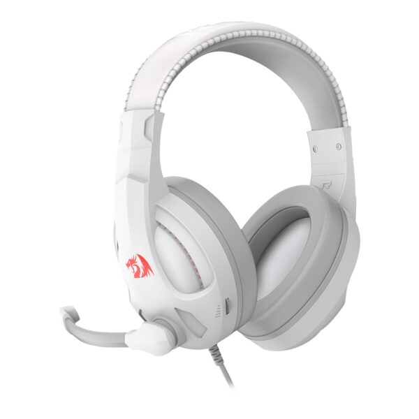 Redragon Audífonos Gamer CRONUS H211W Gaming Headset RGB WHITE PC/PS4/PS5/XBOX/Switch/Tablets - Imagen 8