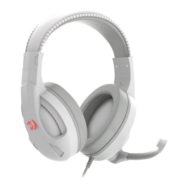 Redragon Audífonos Gamer CRONUS H211W Gaming Headset RGB WHITE PC/PS4/PS5/XBOX/Switch/Tablets - Imagen 6