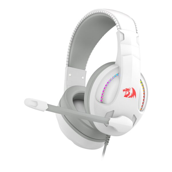 Redragon Audífonos Gamer CRONUS H211W Gaming Headset RGB WHITE PC/PS4/PS5/XBOX/Switch/Tablets - Imagen 4