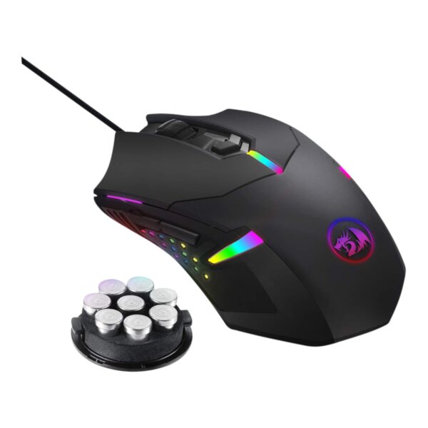 Redragon Mouse Gamer CENTROPHORUS2 M601-RGB Wired/Con Cable 7200 DPI Black - Imagen 5