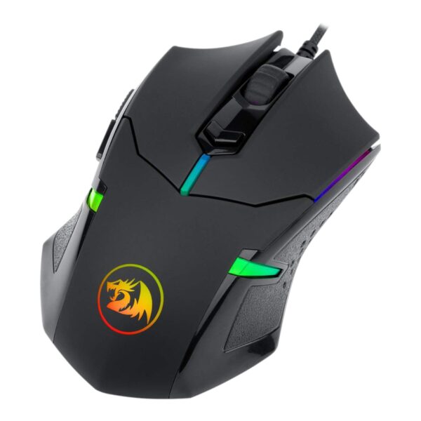 Redragon Mouse Gamer CENTROPHORUS2 M601-RGB Wired/Con Cable 7200 DPI Black - Imagen 4