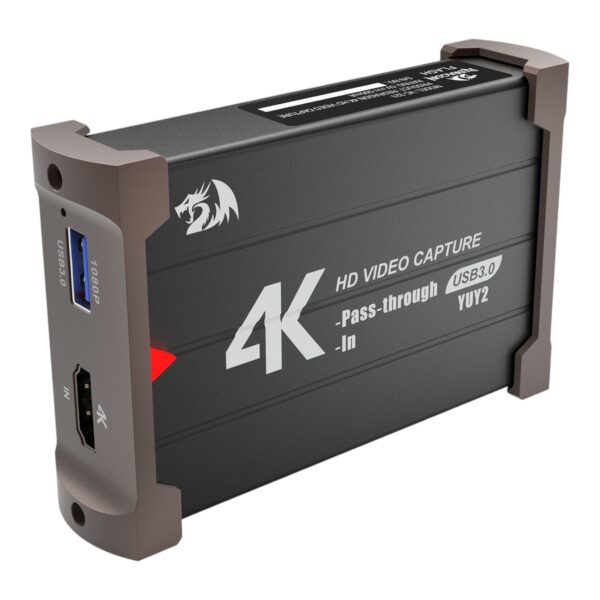 Redragon Capturadora de Video FLASH VC-321 4K HD 1080P@60Hz - Imagen 8