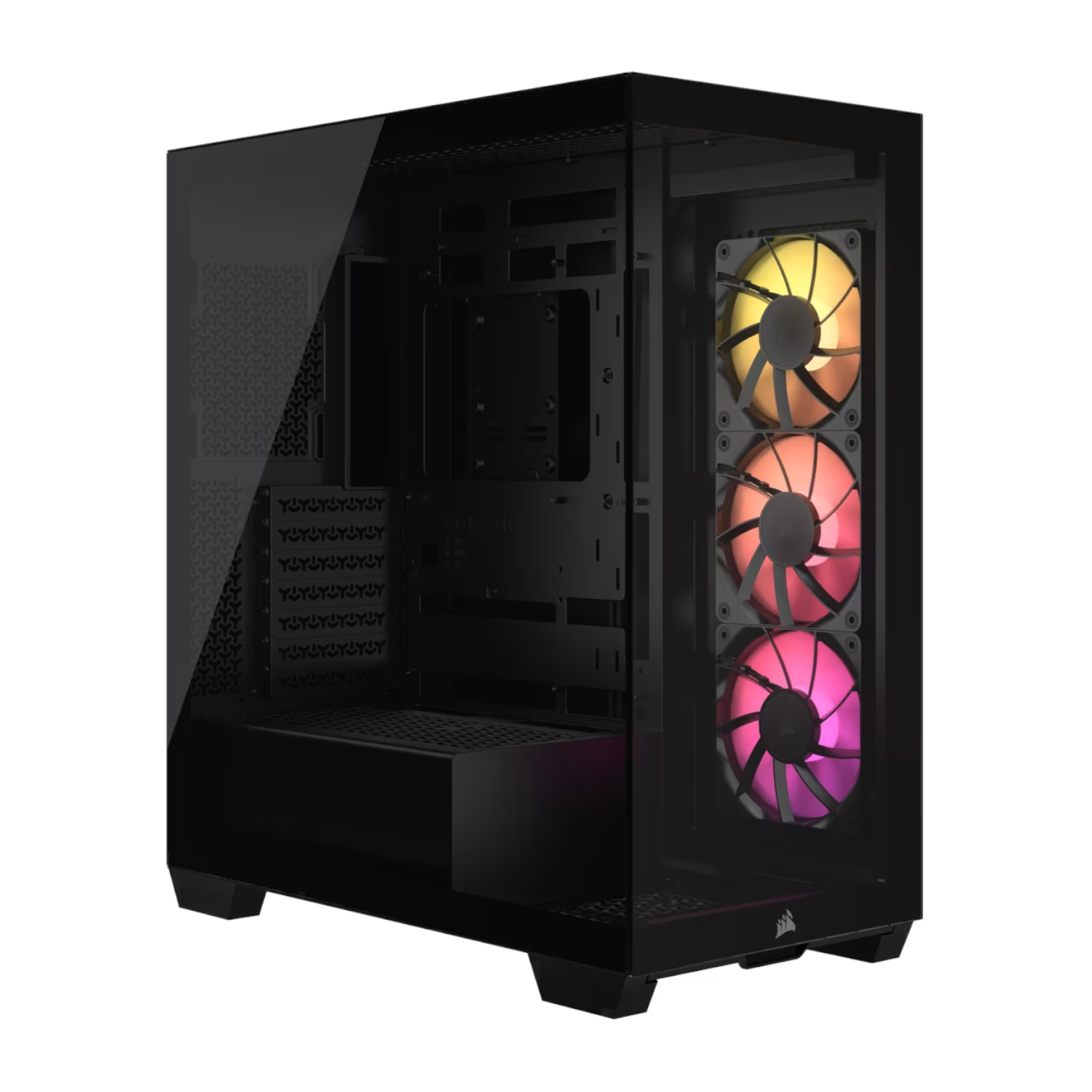Corsair Gabinete PC Case Chasis 3500X ARGB Mid Tower Negro Vista Envolvente