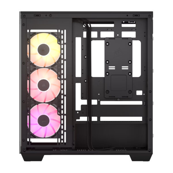 Corsair Gabinete PC Case Chasis 3500X ARGB Mid Tower Negro Vista Envolvente - Imagen 4