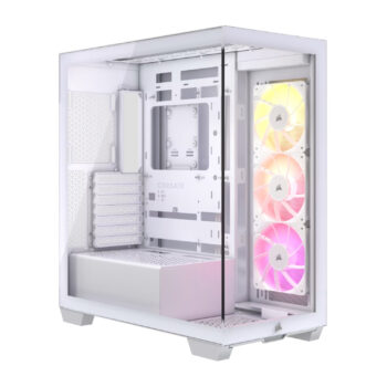 Corsair Gabinete PC Case Chasis 3500X ARGB Mid Tower Blanco Vista Envolvente