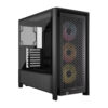 Corsair Gabinete PC Case Chasis FRAME 4000D RS ARGB Negro Mid Tower Modular