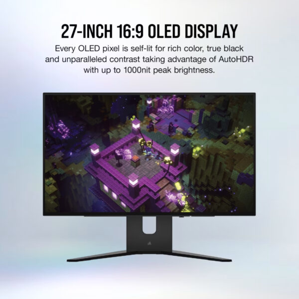 Corsair Monitor Gamer XENEON 27QHD240 OLED 27 pulg 2.560 × 1.440 240Hz 0.03ms HDR - Imagen 10