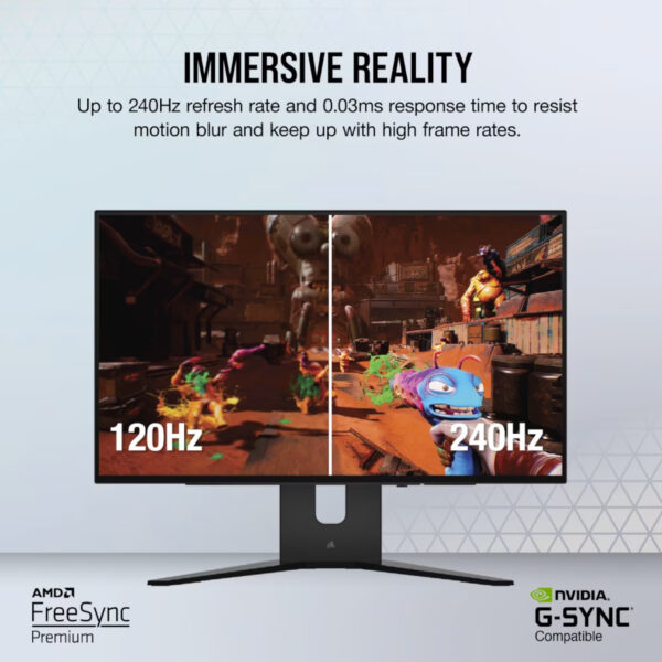Corsair Monitor Gamer XENEON 27QHD240 OLED 27 pulg 2.560 × 1.440 240Hz 0.03ms HDR - Imagen 12