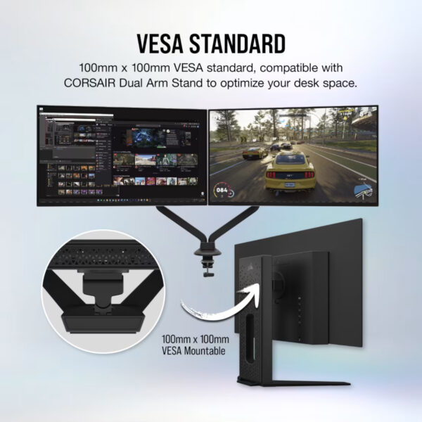 Corsair Monitor Gamer XENEON 27QHD240 OLED 27 pulg 2.560 × 1.440 240Hz 0.03ms HDR - Imagen 11
