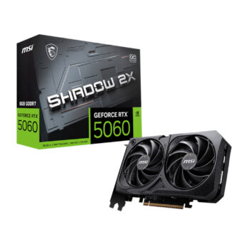 MSI Tarjeta de Video GPU NVIDIA GEFORCE RTX 5060 8G GDDR7 Shadow 2X OC EDITION
