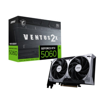 MSI Tarjeta de Video GPU NVIDIA GEFORCE RTX 5060 8G GDDR7 Ventus 2X  OC EDITION
