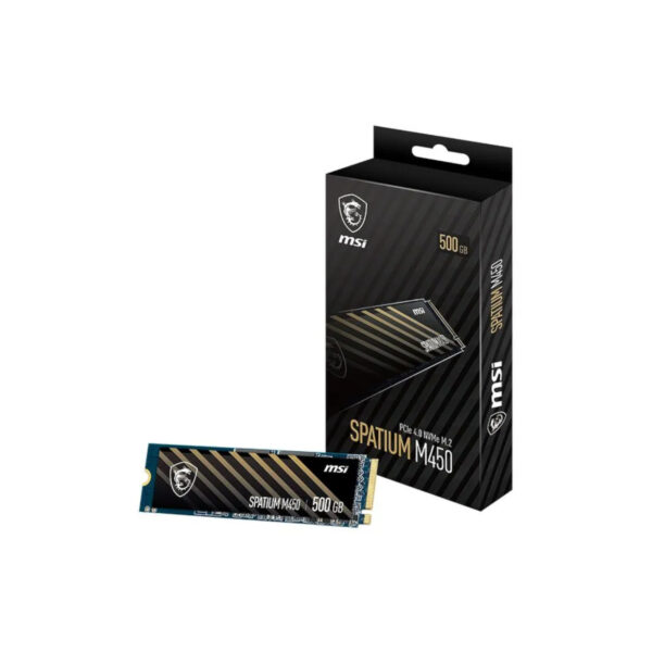 MSI Unidad de Almacenamiento SSD M2 SPATIUM M450 PCIe 4.0 NVMe M.2 500GB - Imagen 2
