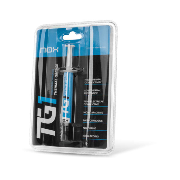 NOX Pasta Térmica Thermal Grease TG1 HIGH PERFORMANCE 4g Alto Rendimiento - Imagen 3