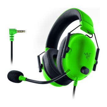 RAZER Audífonos Gamer BLACKSHARK V2 X GREEN EDITION Multiplataforma 3.5mm