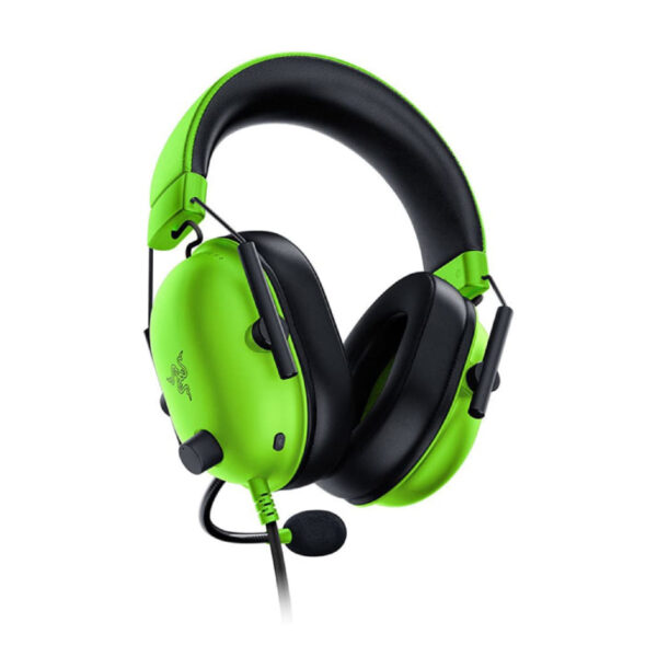 RAZER Audífonos Gamer BLACKSHARK V2 X GREEN EDITION Multiplataforma 3.5mm - Imagen 3