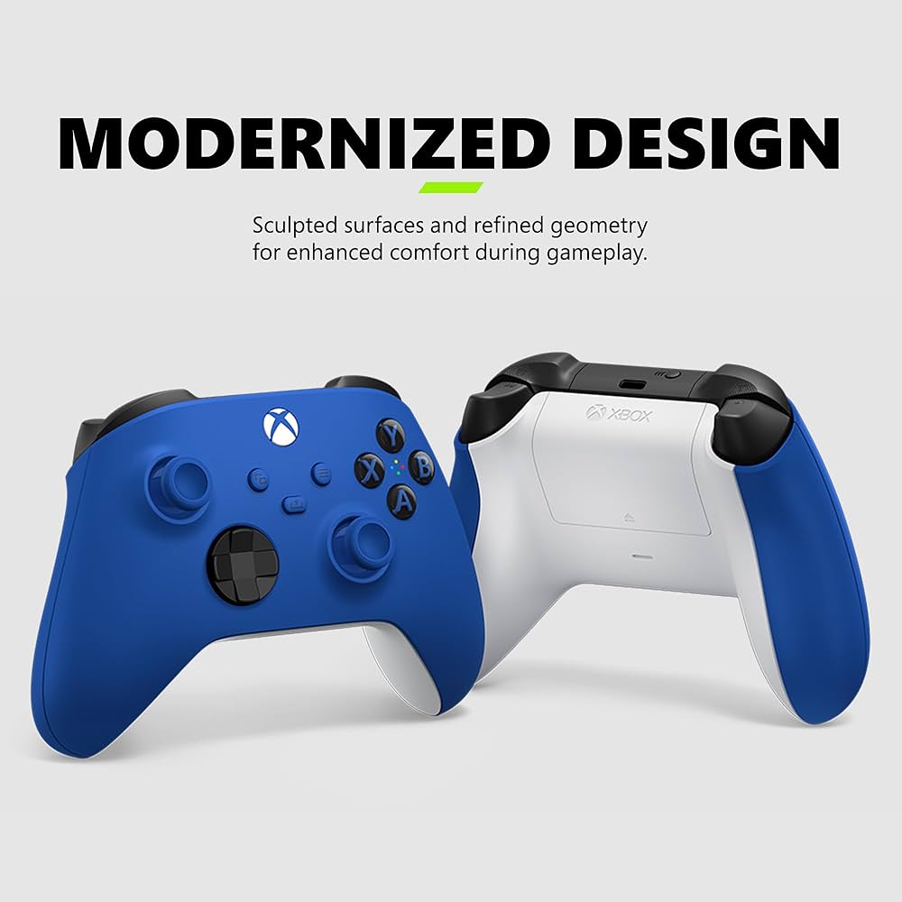 Controles y Game Pads Microsoft Gamepad Control XBOX Shock Blue EP2-29939 ETCHILE Microsoft Gamepad Control XBOX Shock Blue EP2-29939 - Imagen 4