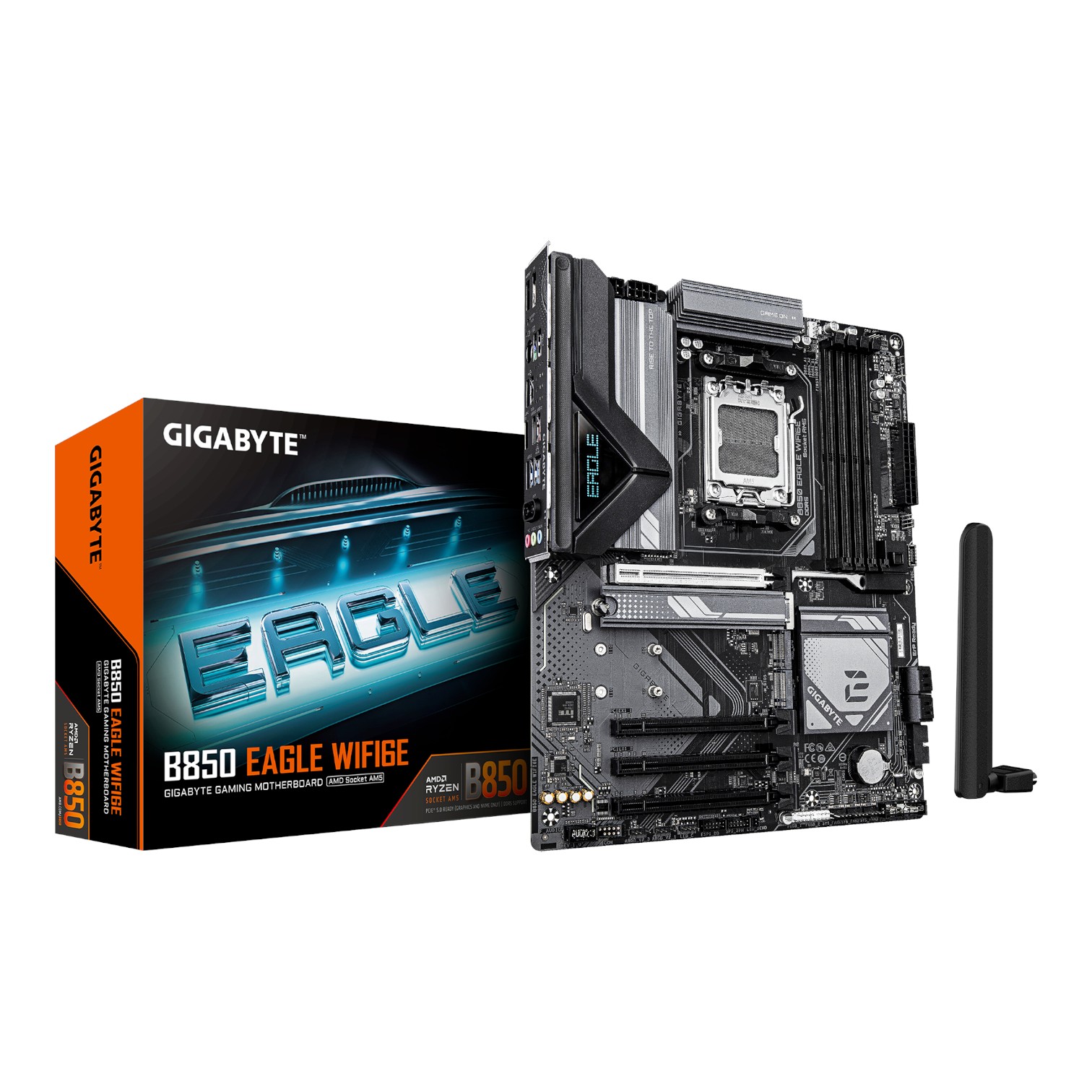 Gigabyte Placa Madre B850 EAGLE WIFI6E Socket AM5 RYZEN 9000 series PCIE 5.0