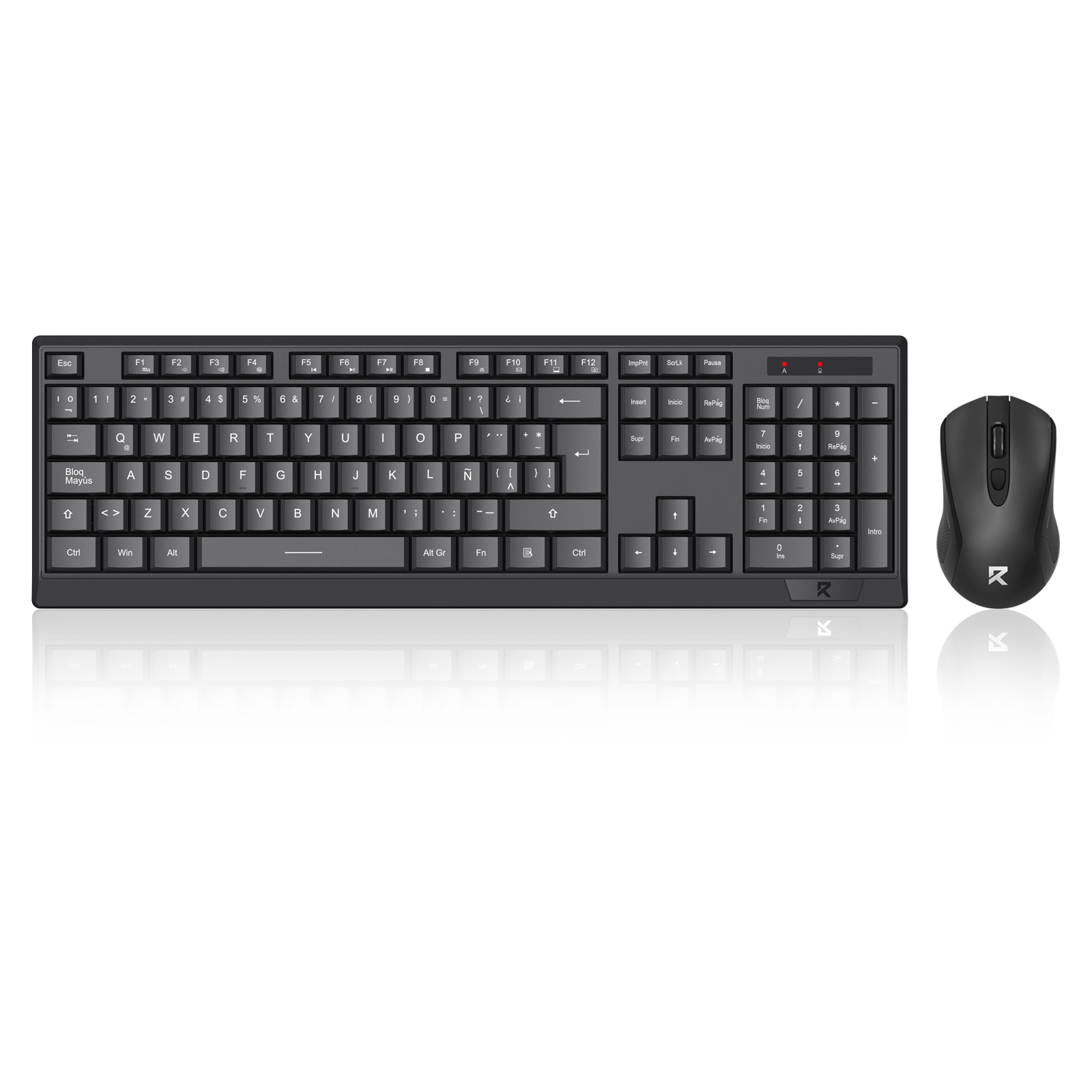 Mouse Redragon KIT Combo Mouse y Teclado Wireless USB 2.4G BS-8343A SP ETCHILE Redragon KIT Combo Mouse y Teclado Wireless USB 2.4G BS-8343A SP