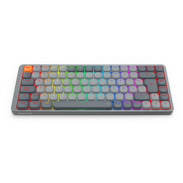 Redragon Teclado Mecánico AZURE K652GG-RGB-PRO-SP Español 75% 3 Modos Wired/2.4G/BT Aluminio - Imagen 9