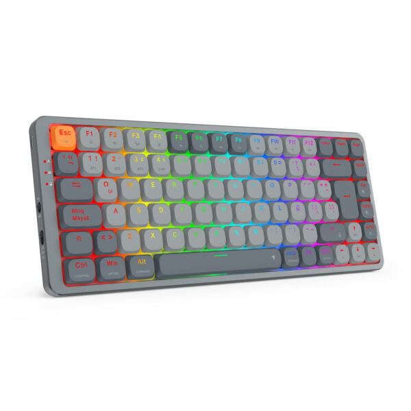 Redragon Teclado Mecánico AZURE K652GG-RGB-PRO-SP Español 75% 3 Modos Wired/2.4G/BT Aluminio - Imagen 5