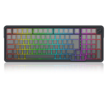 Redragon Teclado Mecánico EISA MAX K686SP RGB 3 Modos BT/Wireless/Cable 90% Gasket Hot Swap SP
