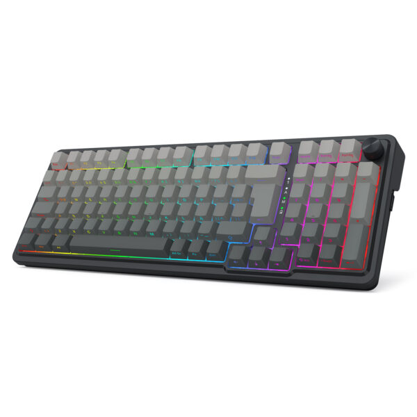 Redragon Teclado Mecánico EISA MAX K686SP RGB 3 Modos BT/Wireless/Cable 90% Gasket Hot Swap SP - Imagen 9