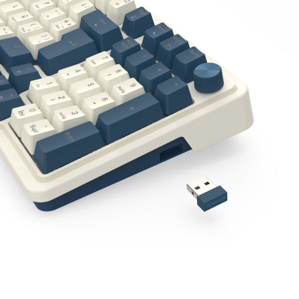 Redragon Teclado Mecánico EISA PRO K686WB 3 Modos BT/Wireless/Cable 99 Teclas Gasket Hot Swap ESP - Imagen 6