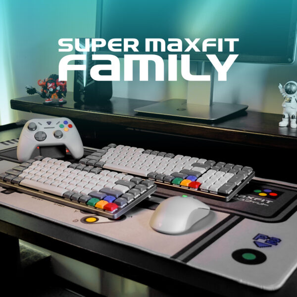 Fantech Teclado Mecánico MAXFIT AIR83 SNES Edition Switch Brown LOW PROFILE TRI-MODE BT/Wireless - Imagen 20