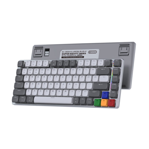 Fantech Teclado Mecánico MAXFIT AIR83 SNES Edition Switch Brown LOW PROFILE TRI-MODE BT/Wireless - Imagen 5
