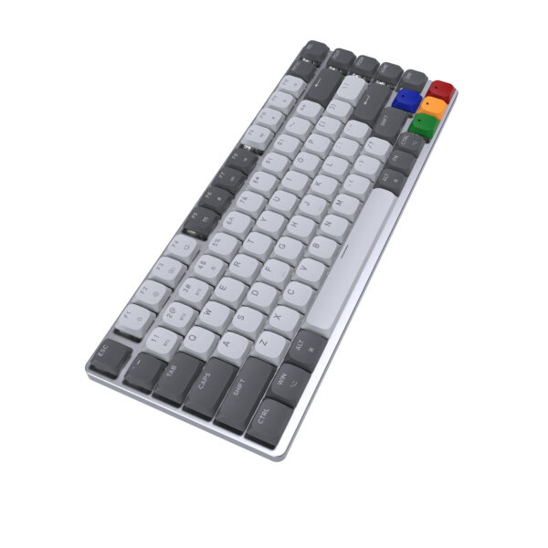 Fantech Teclado Mecánico MAXFIT AIR83 SNES Edition Switch Brown LOW PROFILE TRI-MODE BT/Wireless - Imagen 2