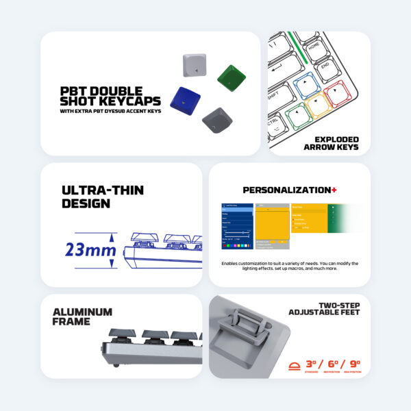 Fantech Teclado Mecánico MAXFIT AIR83 SNES Edition Switch Brown LOW PROFILE TRI-MODE BT/Wireless - Imagen 30