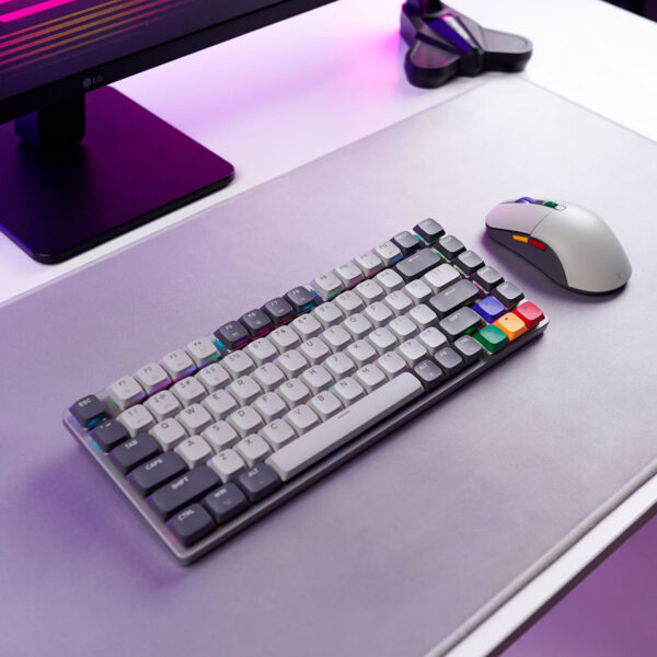 Fantech Teclado Mecánico MAXFIT AIR83 SNES Edition Switch Brown LOW PROFILE TRI-MODE BT/Wireless - Imagen 37