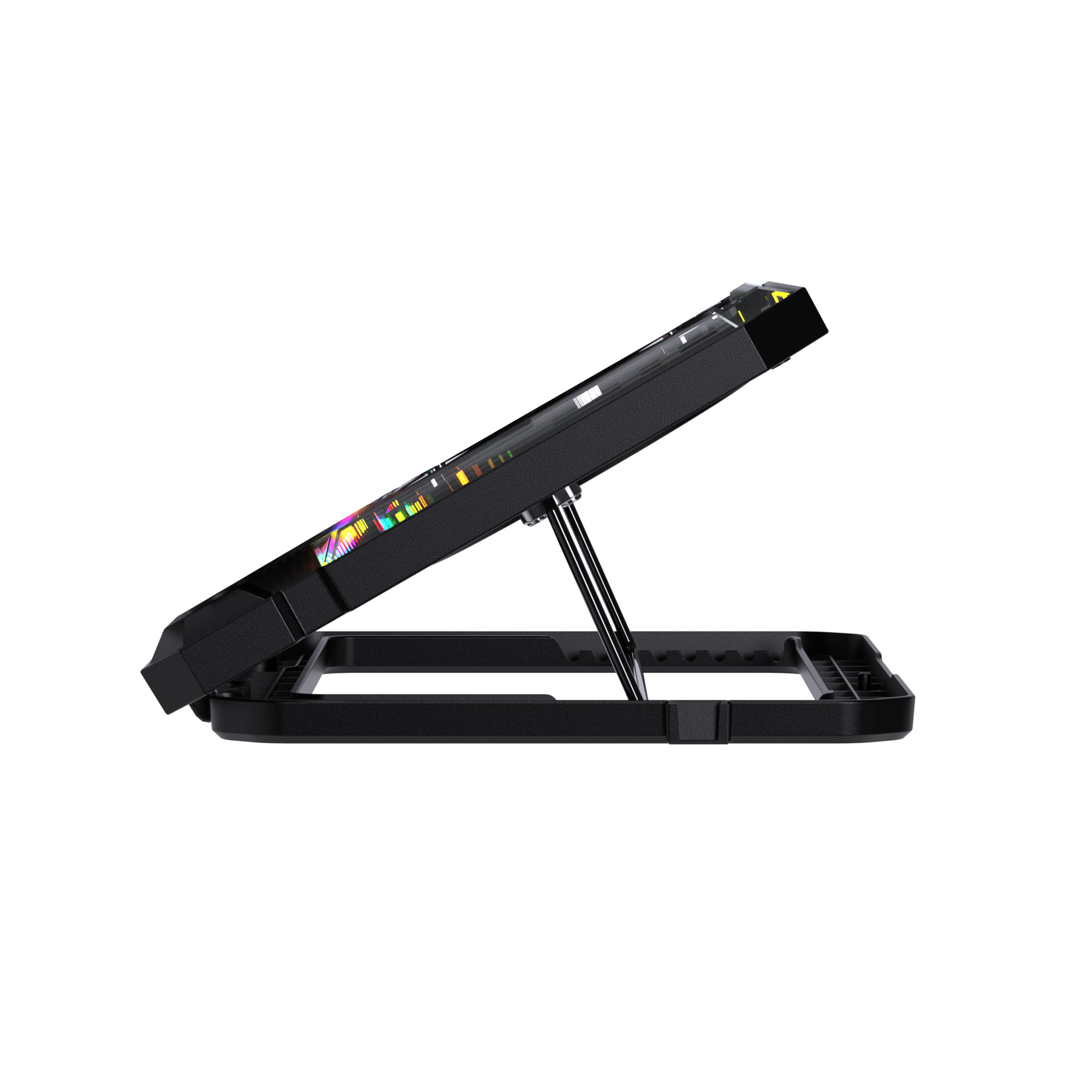 Bases y Coolers Fantech Base de Notebook Soporte NC21 Black RGB ETCHILE Fantech Base de Notebook Soporte NC21 Black RGB - Imagen 3