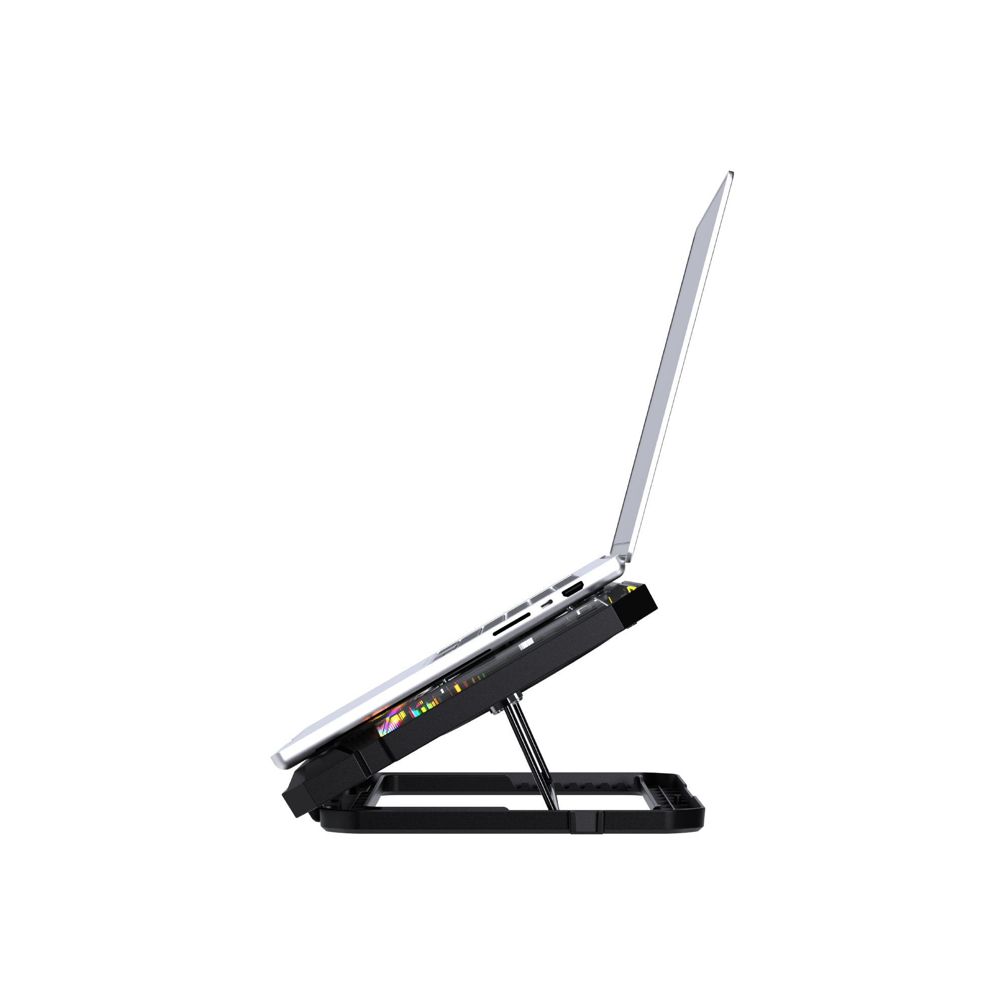 Bases y Coolers Fantech Base de Notebook Soporte NC21 Black RGB ETCHILE Fantech Base de Notebook Soporte NC21 Black RGB - Imagen 2