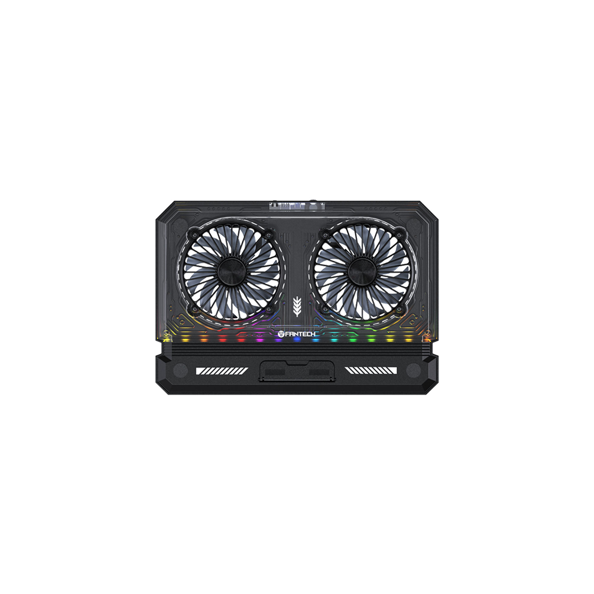 Bases y Coolers Fantech Base de Notebook Soporte NC21 Black RGB ETCHILE Fantech Base de Notebook Soporte NC21 Black RGB - Imagen 6