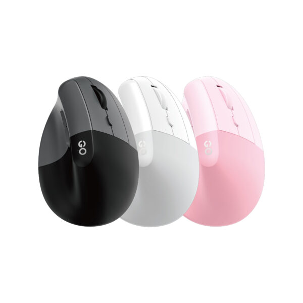 Fantech Mouse Inalámbrico W195R GO COMFY Pink Wireless  USB Dongle/Bluetooth 1600 Dpi - Imagen 4