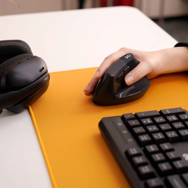 Fantech Mouse Inalámbrico W195R GO COMFY Grey Wireless USB Dongle/Bluetooth 1600 Dpi - Imagen 9