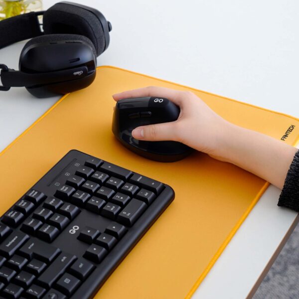 Fantech Mouse Inalámbrico W195R GO COMFY Grey Wireless USB Dongle/Bluetooth 1600 Dpi - Imagen 8