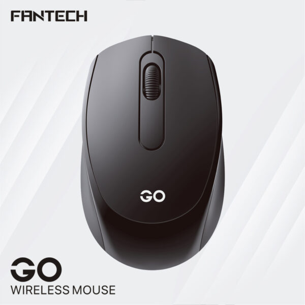 Fantech Mouse Inalámbrico W603 GO Black Wireless USB Dongle 1200 Dpi AA - Imagen 2