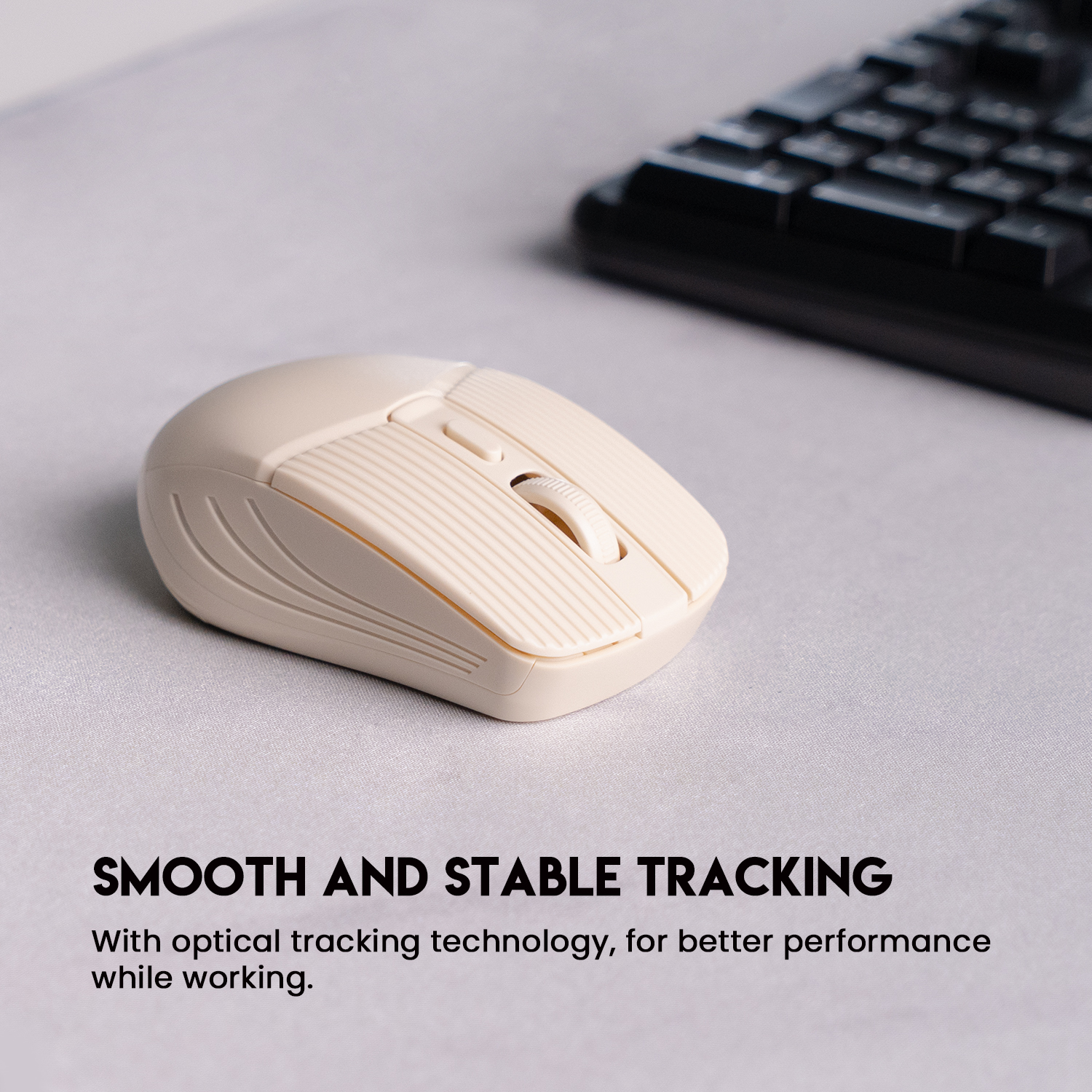 Mouse Fantech Mouse Inalámbrico W605 GO Beige Wireless USB Dongle 1600 Dpi AA ETCHILE Fantech Mouse Inalámbrico W605 GO Beige Wireless USB Dongle 1600 Dpi AA - Imagen 3