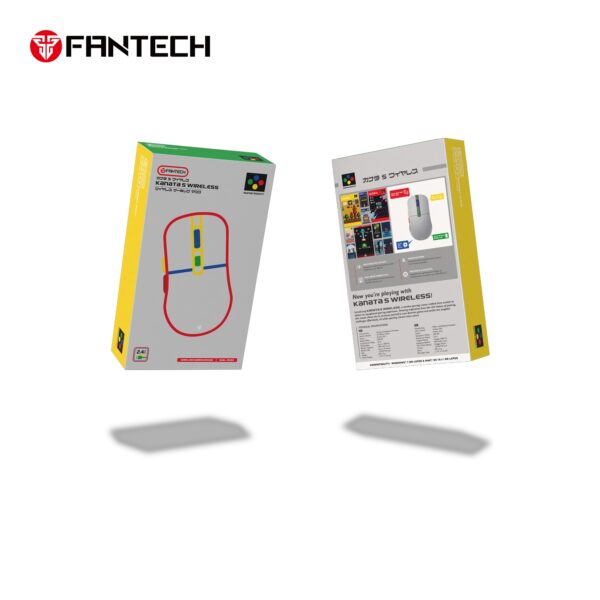 Fantech Mouse Inalámbrico KANATA S Supermaxfit SNES Edition Wireless Dual-Mode 2.4Ghz/Cable - Imagen 3