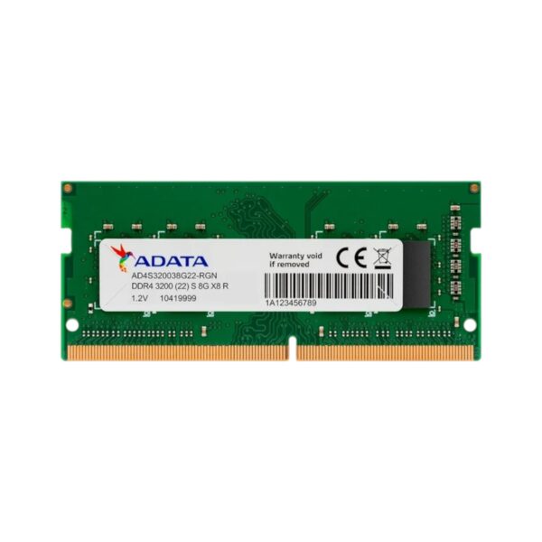 ADATA Memoria RAM SODIMM 8GB 3200 DDR4 Laptop/Notebook AD4S32008G22-SGN