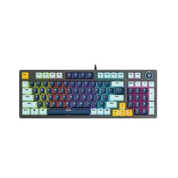 Fantech Teclado Mecánico MK890V2 ATOM96 MIZU Edition SKY BLUE Switch Red Linear Hot Swap
