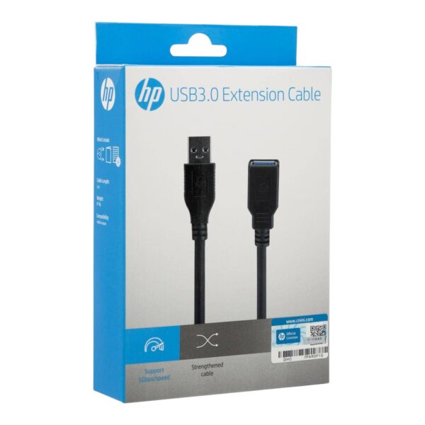 HP Cable Extensión USB 3.0 5Gbps Cable Trenzado 2mts - Imagen 4