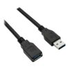HP Cable Extensión USB 3.0 5Gbps Cable Trenzado 2mts