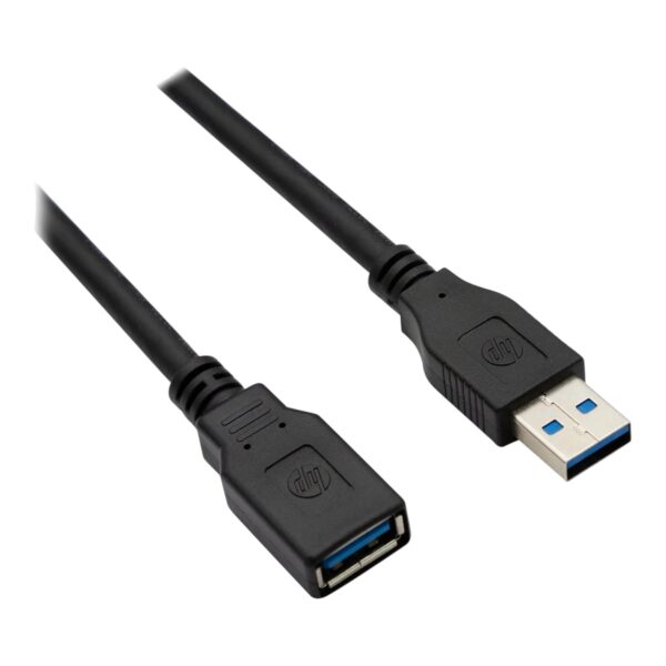 HP Cable Extensión USB 3.0 5Gbps Cable Trenzado 2mts